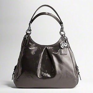 Coach Maggie patent leather shoulder bag